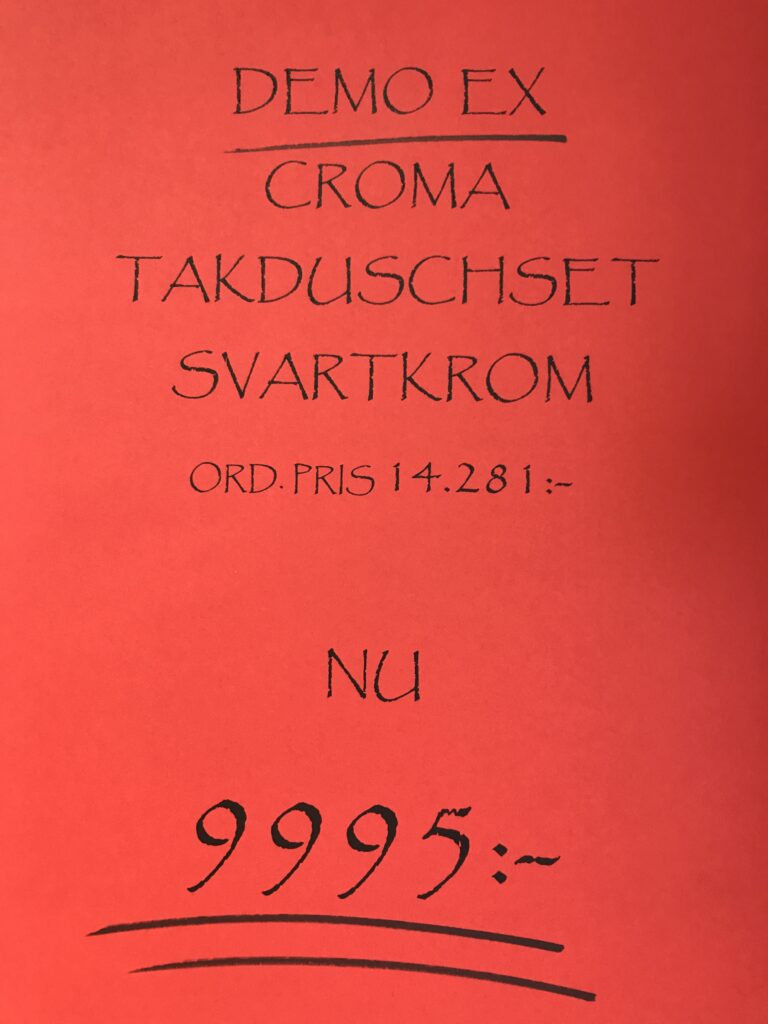 Kakel och Badbutiken Eurogolv Dusch Croma Hansgrohe